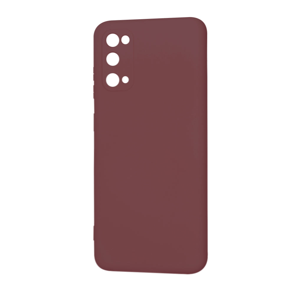 Husa de protectie Techsuit SoftFlex compatibila cu Samsung Galaxy S20, acoperire spate, visiniu