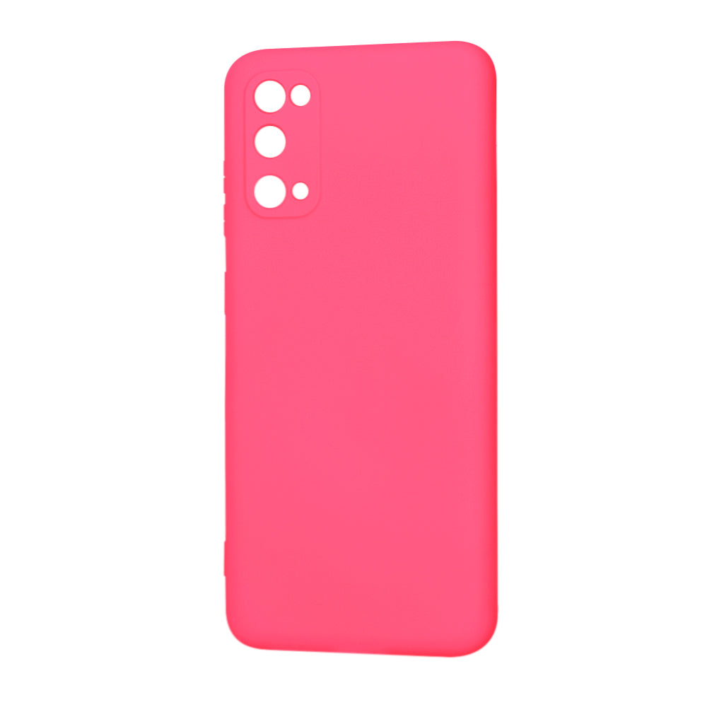 Husa de protectie Techsuit SoftFlex compatibila cu Samsung Galaxy S20, acoperire spate, roz neon