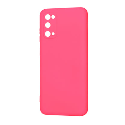 Husa de protectie Techsuit SoftFlex compatibila cu Samsung Galaxy S20, acoperire spate, roz neon
