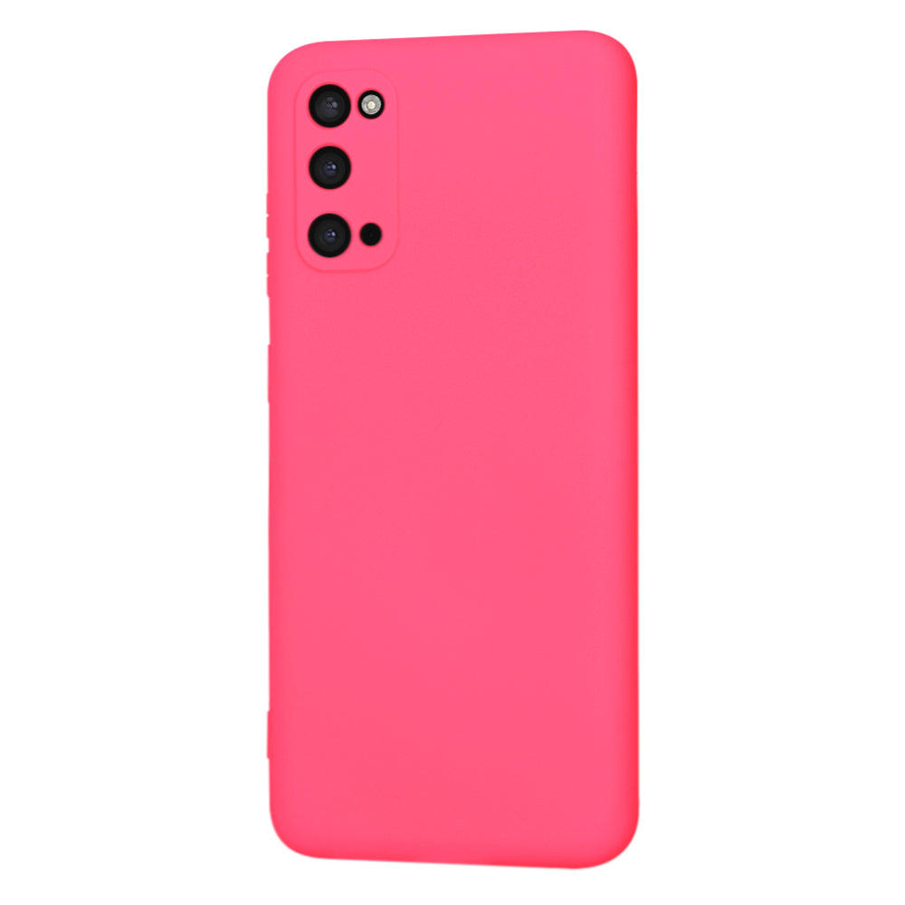 Husa de protectie Techsuit SoftFlex compatibila cu Samsung Galaxy S20 5G, acoperire spate, roz neon