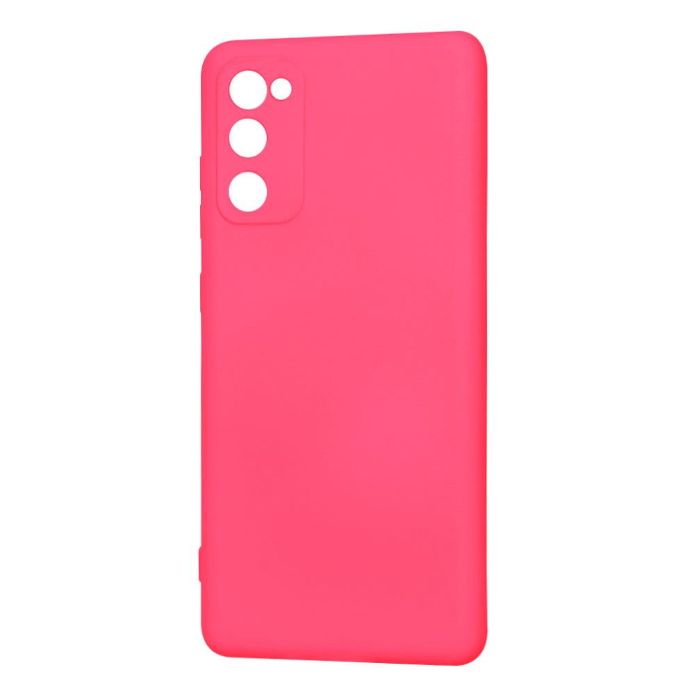 Husa de protectie Techsuit SoftFlex compatibila cu Samsung Galaxy S20 FE, acoperire spate, roz neon