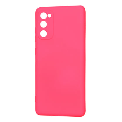 Husa de protectie Techsuit SoftFlex compatibila cu Samsung Galaxy S20 FE 5G, acoperire spate, roz neon