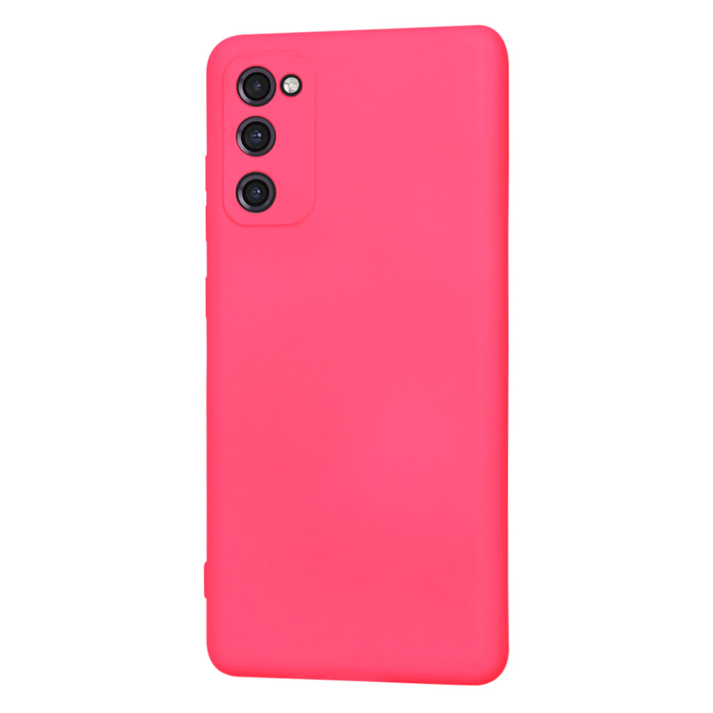Husa de protectie Techsuit SoftFlex compatibila cu Samsung Galaxy S20 FE, acoperire spate, roz neon