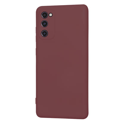 Husa de protectie Techsuit SoftFlex compatibila cu Samsung Galaxy S20 FE, acoperire spate, visiniu