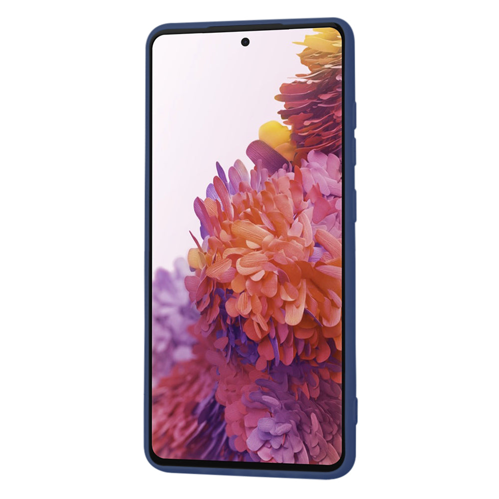 Husa de protectie Techsuit SoftFlex compatibila cu Samsung Galaxy S20 FE, acoperire spate, albastru inchis