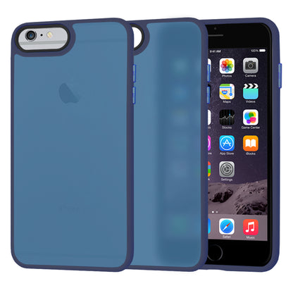 Husa de protectie Techsuit HaloFrost Series compatibila cu Apple iPhone 6 Plus , acoperire spate, albastru inchis