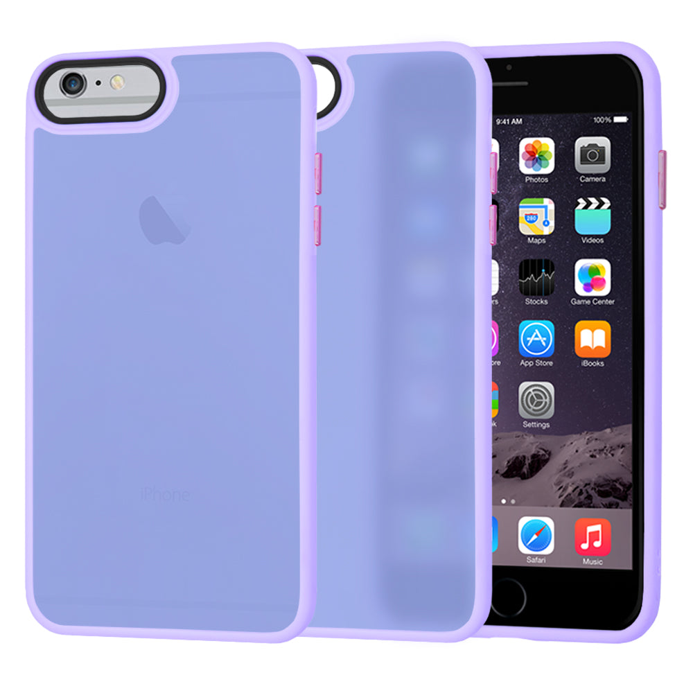 Husa de protectie Techsuit HaloFrost Series compatibila cu Apple iPhone 6 Plus , acoperire spate, mov deschis