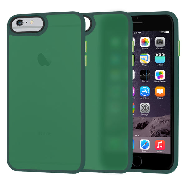 Husa de protectie Techsuit HaloFrost Series compatibila cu Apple iPhone 8 Plus , acoperire spate, verde inchis