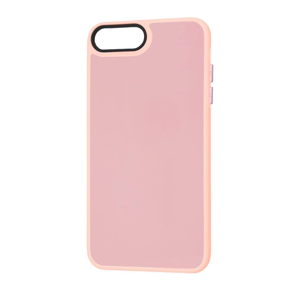 Husa de protectie Techsuit HaloFrost Series compatibila cu Apple iPhone 7 Plus , acoperire spate, roz