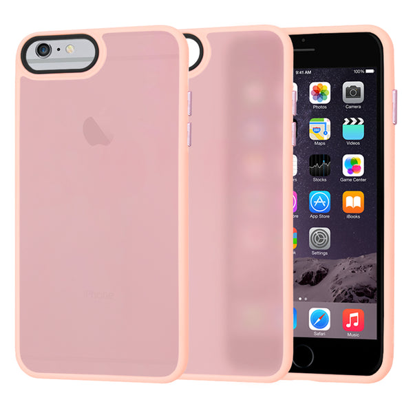 Husa de protectie Techsuit HaloFrost Series compatibila cu Apple iPhone 7 Plus , acoperire spate, roz