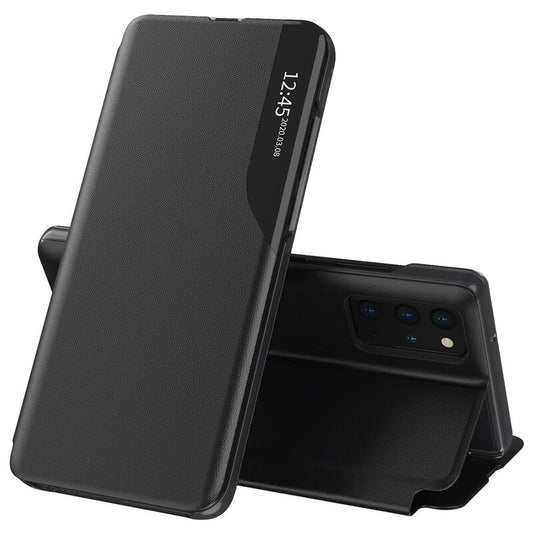 Husa de protectie Techsuit eFold Series compatibila cu Samsung Galaxy S20 Plus 4G, acoperire spate, negru