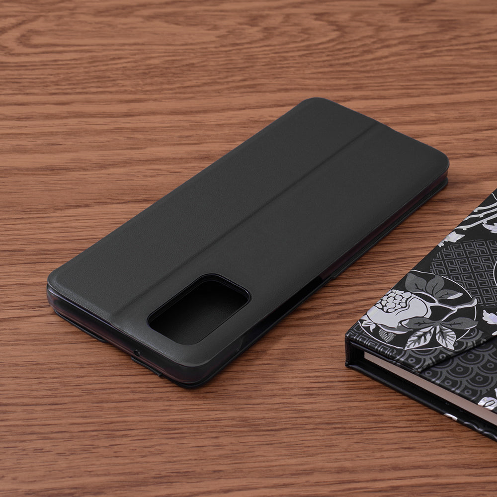Husa de protectie Techsuit eFold Series compatibila cu Samsung Galaxy S20 Plus 5G, acoperire spate, negru
