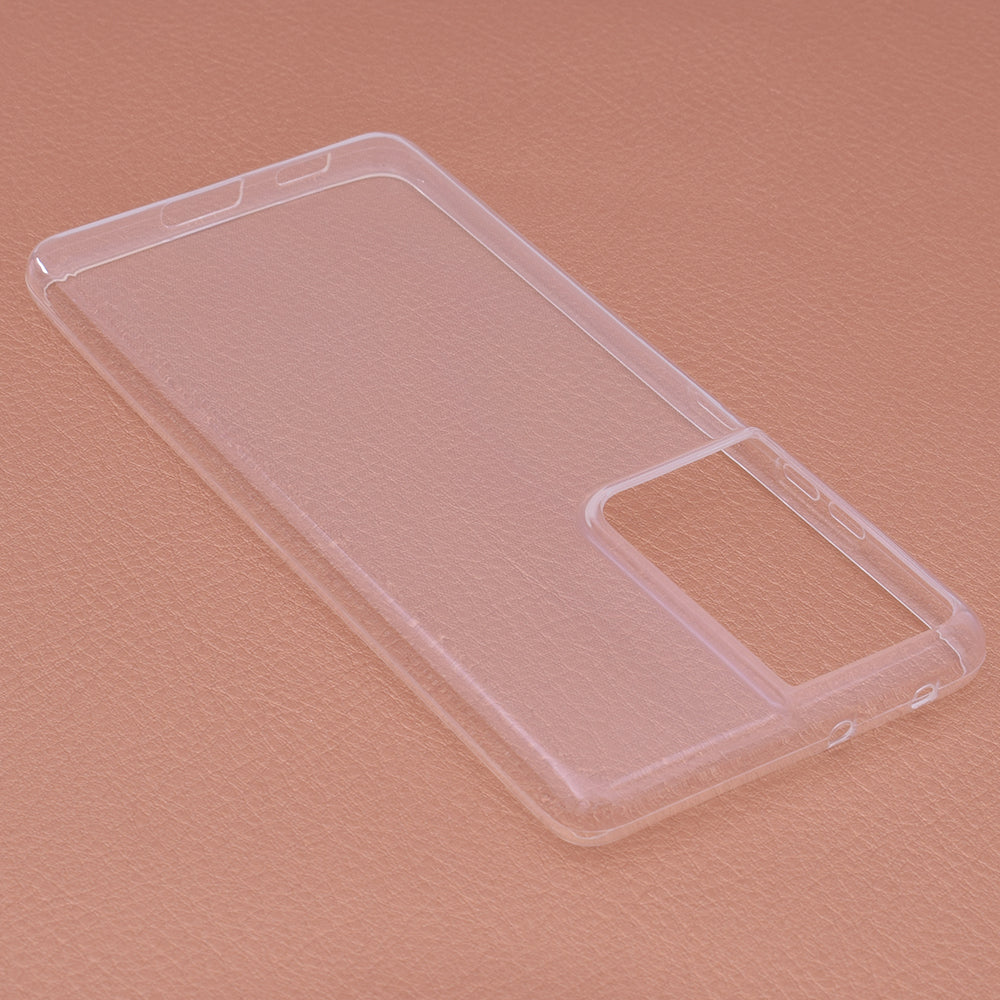 Husa de protectie Techsuit Clear Silicone compatibila cu Samsung Galaxy S21 5G, acoperire spate, transparent