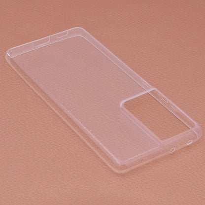 Husa de protectie Techsuit Clear Silicone compatibila cu Samsung Galaxy S21 5G, acoperire spate, transparent