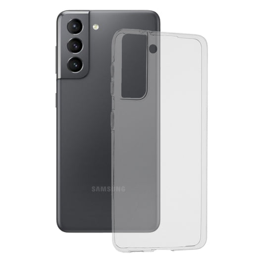 Husa de protectie Techsuit Clear Silicone compatibila cu Samsung Galaxy S21 5G, acoperire spate, transparent