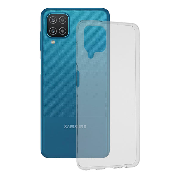 Husa de protectie Techsuit Clear Silicone compatibila cu Samsung Galaxy A12, acoperire spate, transparent