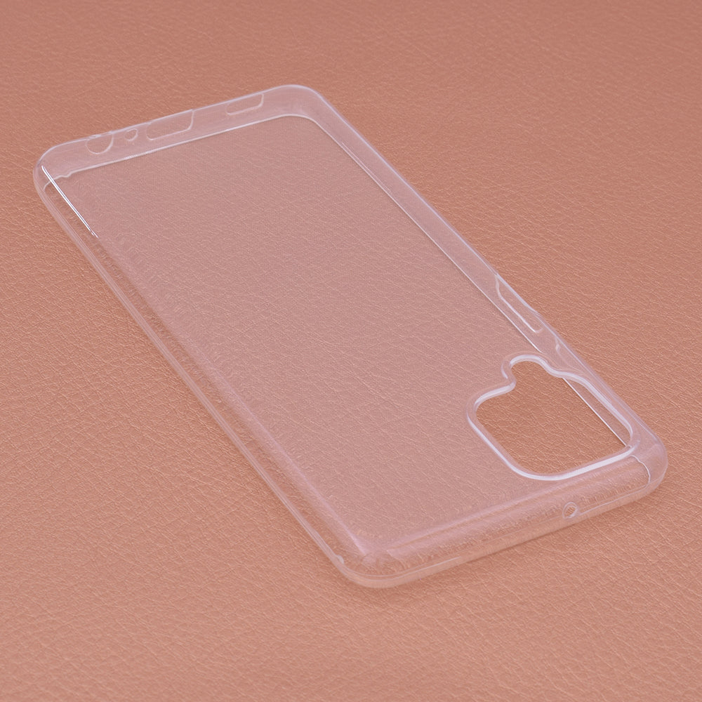 Husa de protectie Techsuit Clear Silicone compatibila cu Samsung Galaxy A12, acoperire spate, transparent