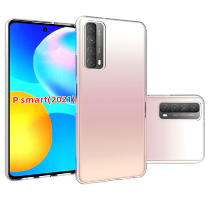 Husa de protectie Techsuit Clear Silicone compatibila cu Huawei P Smart 2021, acoperire spate, transparent