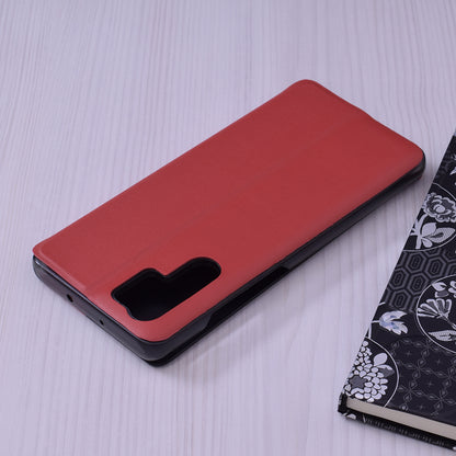 Husa de protectie Techsuit eFold Series compatibila cu Huawei P30 Pro New Edition, acoperire spate, rosu
