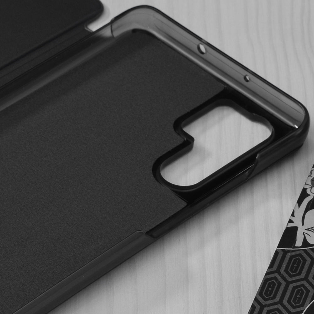 Husa de protectie Techsuit eFold Series compatibila cu Huawei P30 Pro New Edition, acoperire spate, negru