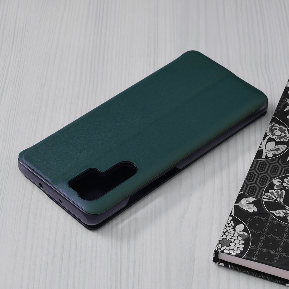 Husa de protectie Techsuit eFold Series compatibila cu Huawei P30 Pro New Edition, acoperire spate, verde inchis