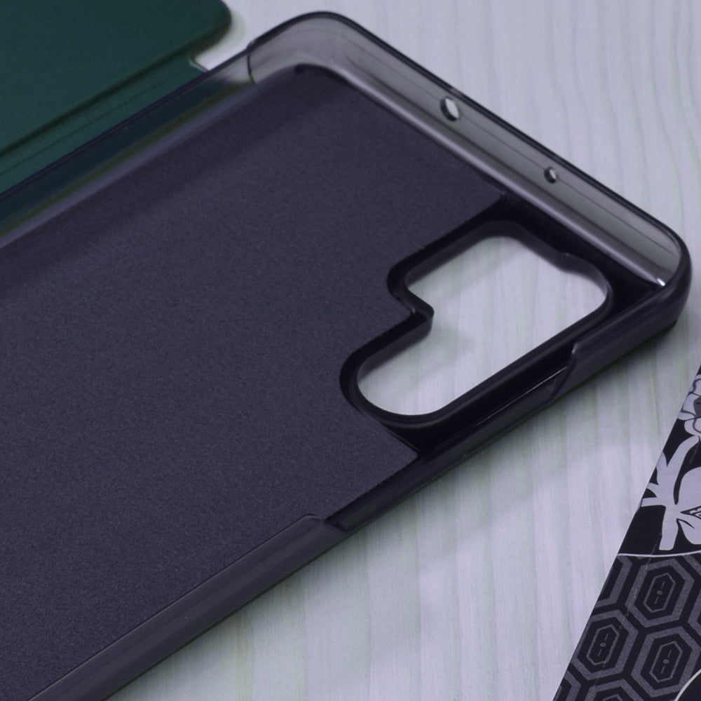 Husa de protectie Techsuit eFold Series compatibila cu Huawei P30 Pro New Edition, acoperire spate, verde inchis