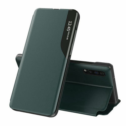 Husa de protectie Techsuit eFold Series compatibila cu Samsung Galaxy A70, acoperire spate, verde inchis