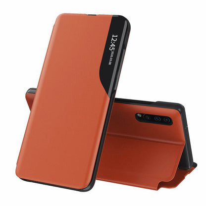 Husa de protectie Techsuit eFold Series compatibila cu Samsung Galaxy A70, acoperire spate, oranj