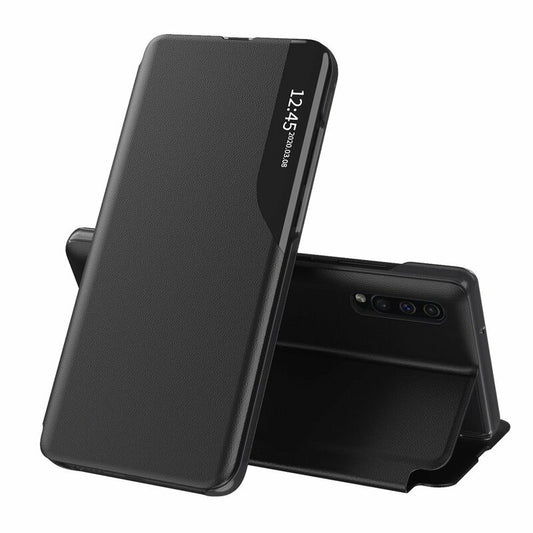 Husa de protectie Techsuit eFold Series compatibila cu Samsung Galaxy A70, acoperire spate, negru