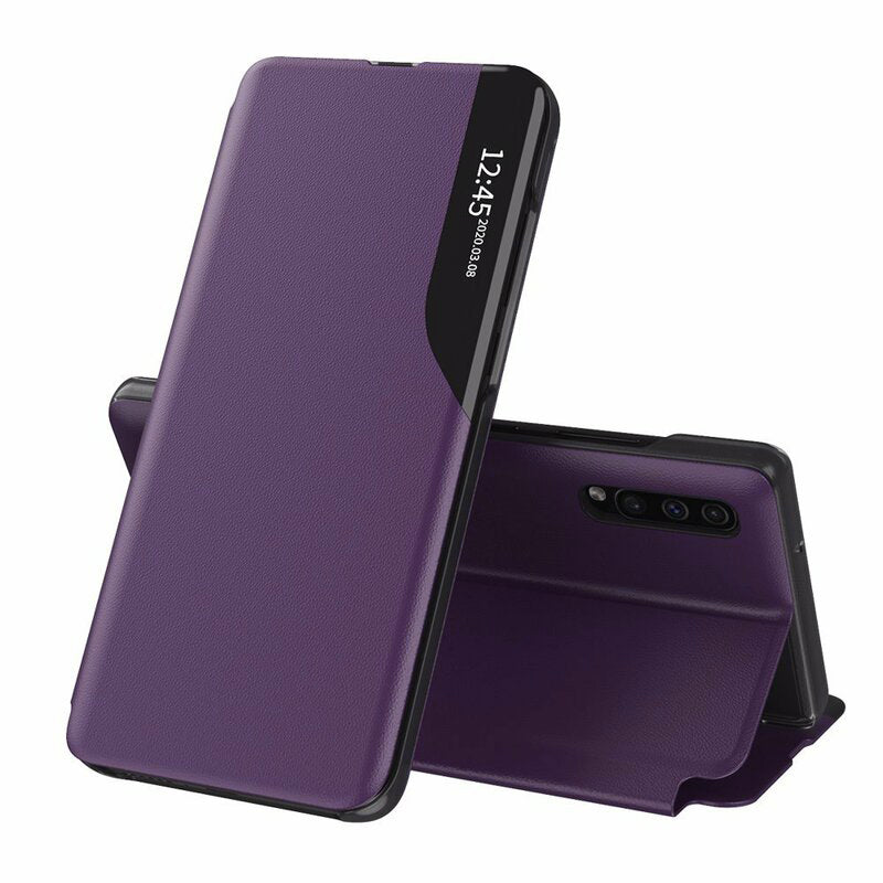 Husa de protectie Techsuit eFold Series compatibila cu Samsung Galaxy A70, acoperire spate, mov