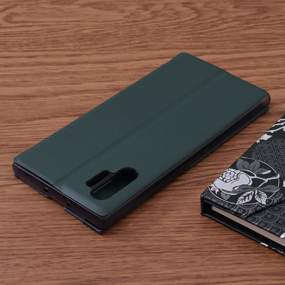 Husa de protectie Techsuit eFold Series compatibila cu Samsung Galaxy Note 10 Plus 4G, acoperire spate, verde inchis