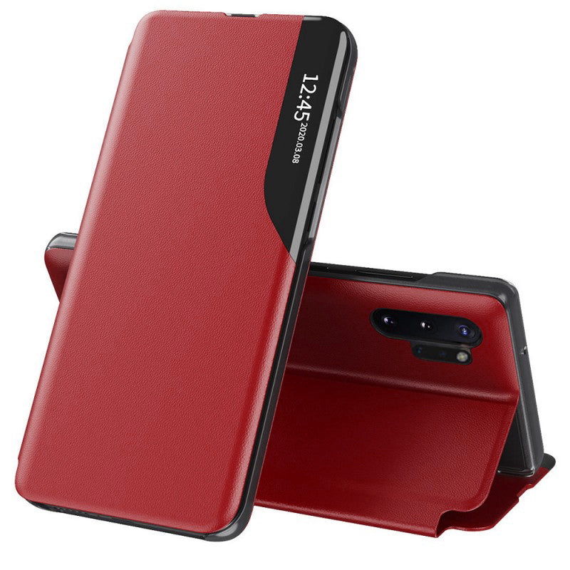Husa de protectie Techsuit eFold Series compatibila cu Samsung Galaxy Note 10 Plus 5G, acoperire spate, rosu