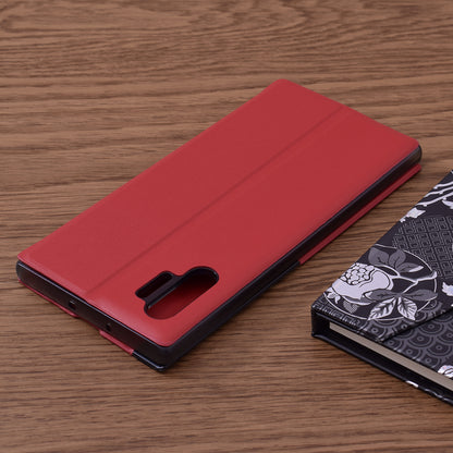 Husa de protectie Techsuit eFold Series compatibila cu Samsung Galaxy Note 10 Plus 5G, acoperire spate, rosu