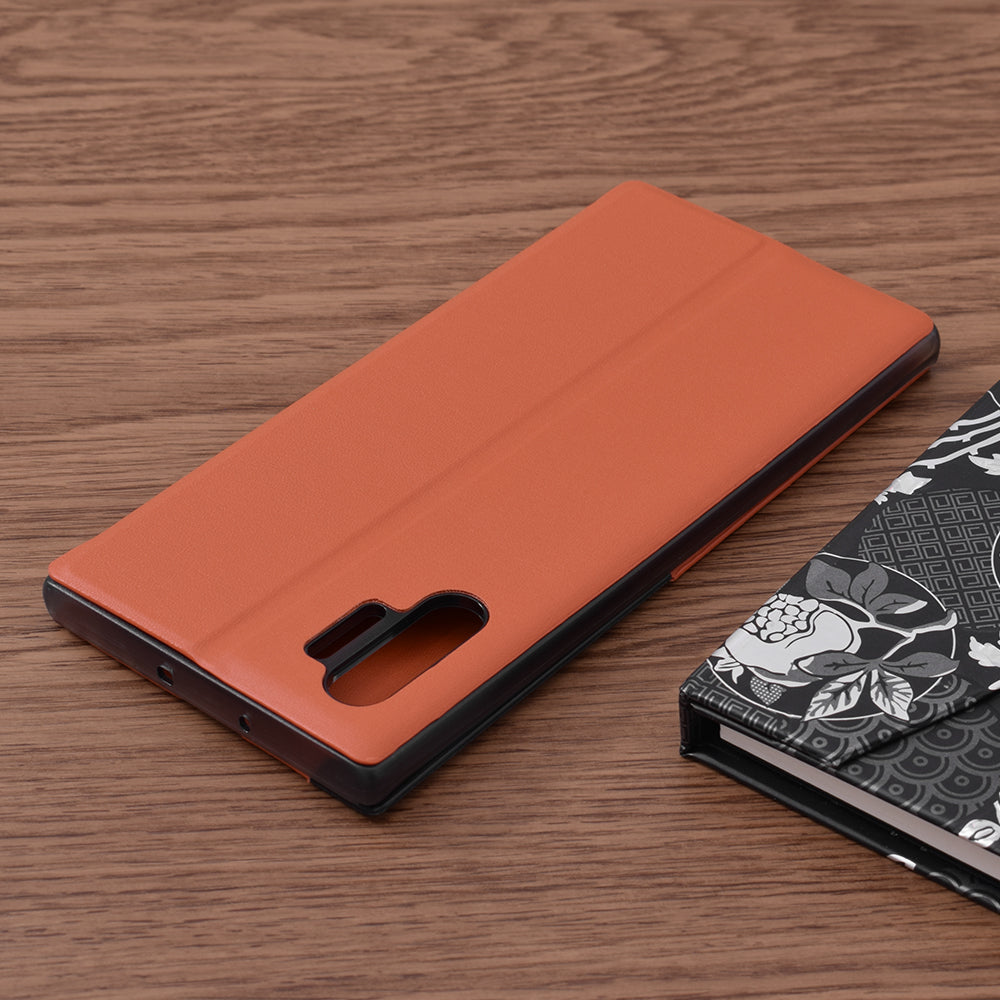 Husa de protectie Techsuit eFold Series compatibila cu Samsung Galaxy Note 10 Plus 5G, acoperire spate, oranj