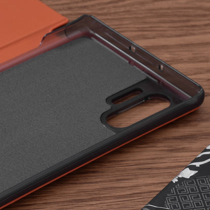 Husa de protectie Techsuit eFold Series compatibila cu Samsung Galaxy Note 10 Plus 4G, acoperire spate, oranj
