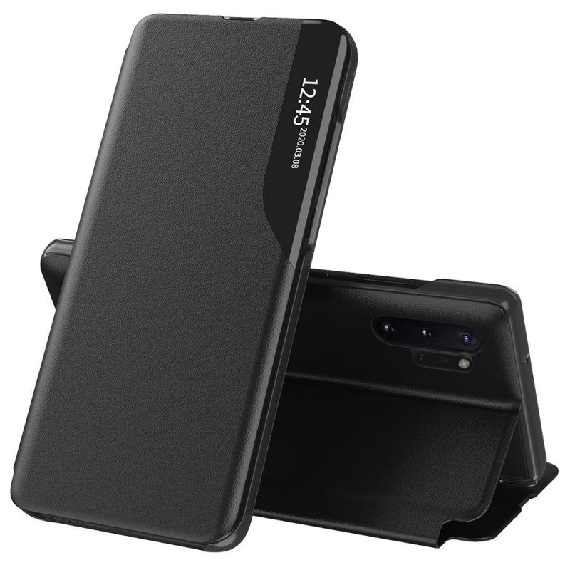 Husa de protectie Techsuit eFold Series compatibila cu Samsung Galaxy Note 10 Plus 4G, acoperire spate, negru