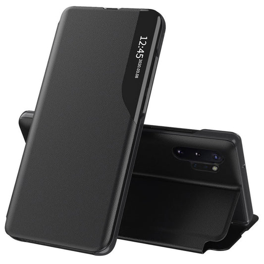 Husa de protectie Techsuit eFold Series compatibila cu Samsung Galaxy Note 10 Plus 4G, acoperire spate, negru