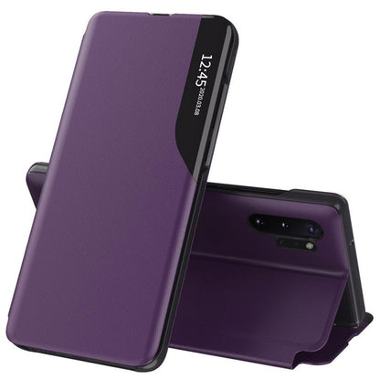 Husa de protectie Techsuit eFold Series compatibila cu Samsung Galaxy Note 10 Plus 4G, acoperire spate, mov