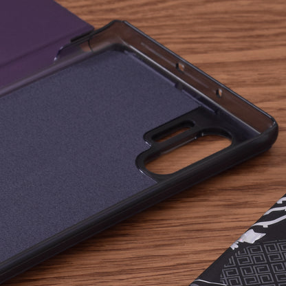 Husa de protectie Techsuit eFold Series compatibila cu Samsung Galaxy Note 10 Plus 4G, acoperire spate, mov