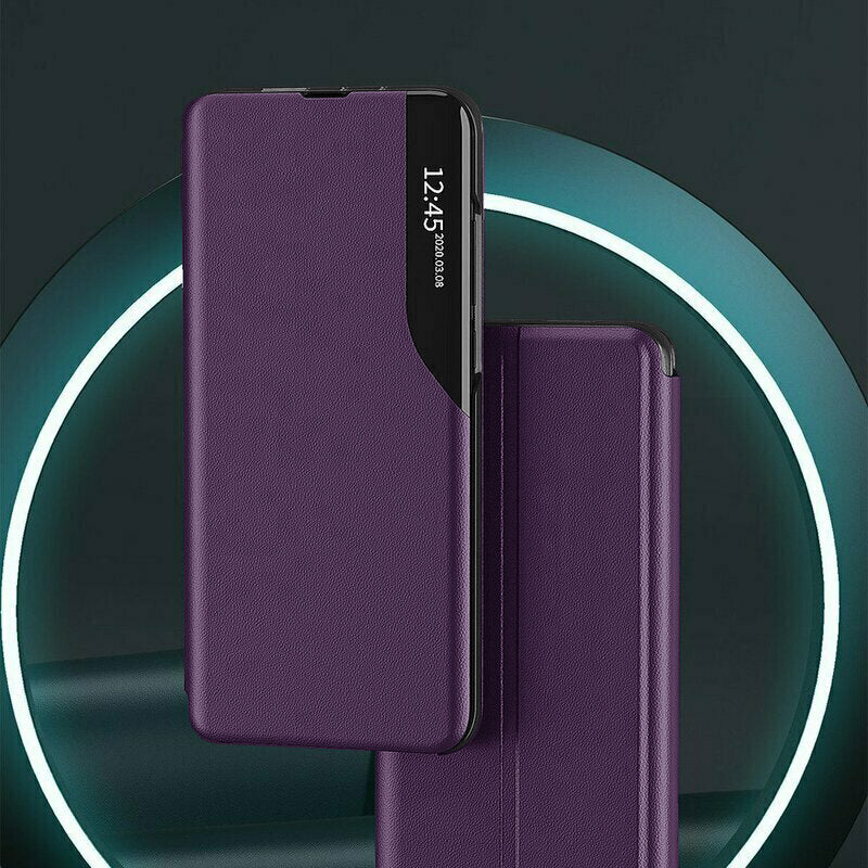 Husa de protectie Techsuit eFold Series compatibila cu Samsung Galaxy Note 10 Plus 4G, acoperire spate, mov