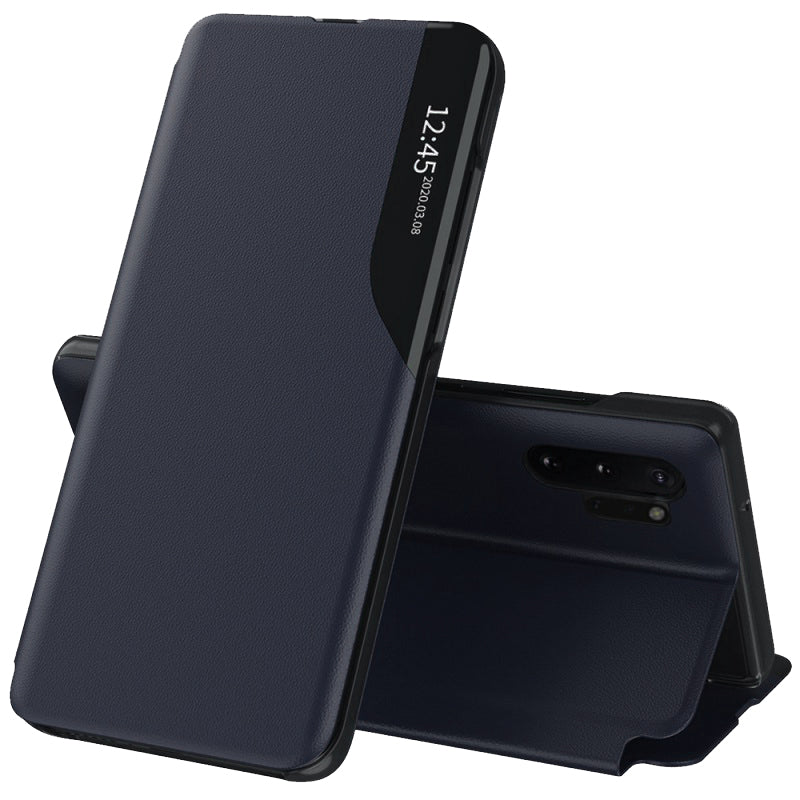 Husa de protectie Techsuit eFold Series compatibila cu Samsung Galaxy Note 10 Plus 4G, acoperire spate, albastru