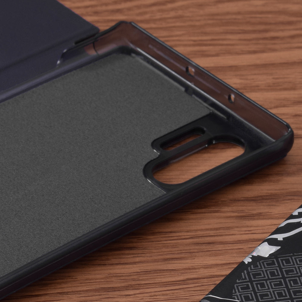 Husa de protectie Techsuit eFold Series compatibila cu Samsung Galaxy Note 10 Plus 4G, acoperire spate, albastru