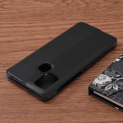 Husa de protectie Techsuit eFold Series compatibila cu Samsung Galaxy A21s, acoperire spate, negru