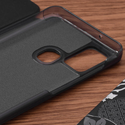Husa de protectie Techsuit eFold Series compatibila cu Samsung Galaxy A21s, acoperire spate, negru