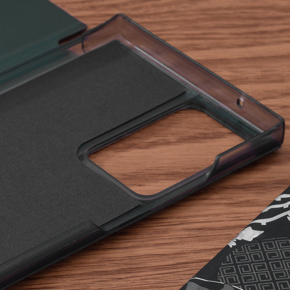 Husa de protectie Techsuit eFold Series compatibila cu Samsung Galaxy Note 20 Ultra 5G, acoperire spate, verde inchis