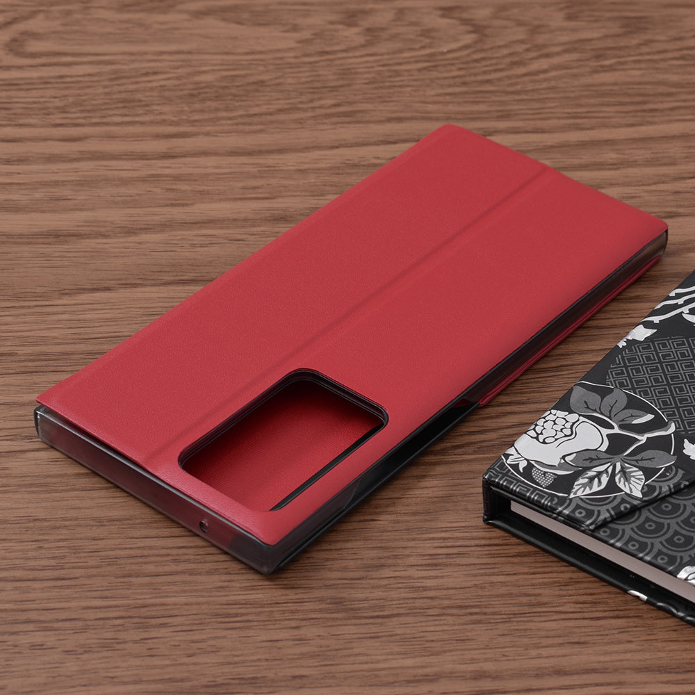 Husa de protectie Techsuit eFold Series compatibila cu Samsung Galaxy Note 20 Ultra, acoperire spate, rosu