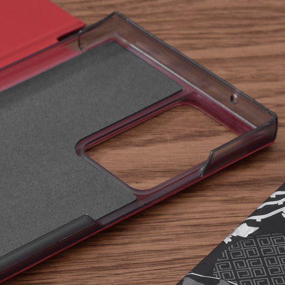 Husa de protectie Techsuit eFold Series compatibila cu Samsung Galaxy Note 20 Ultra, acoperire spate, rosu