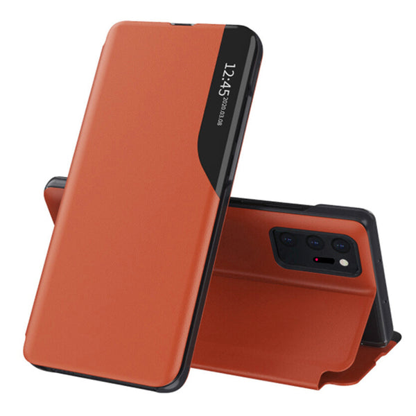 Husa de protectie Techsuit eFold Series compatibila cu Samsung Galaxy Note 20 Ultra, acoperire spate, oranj