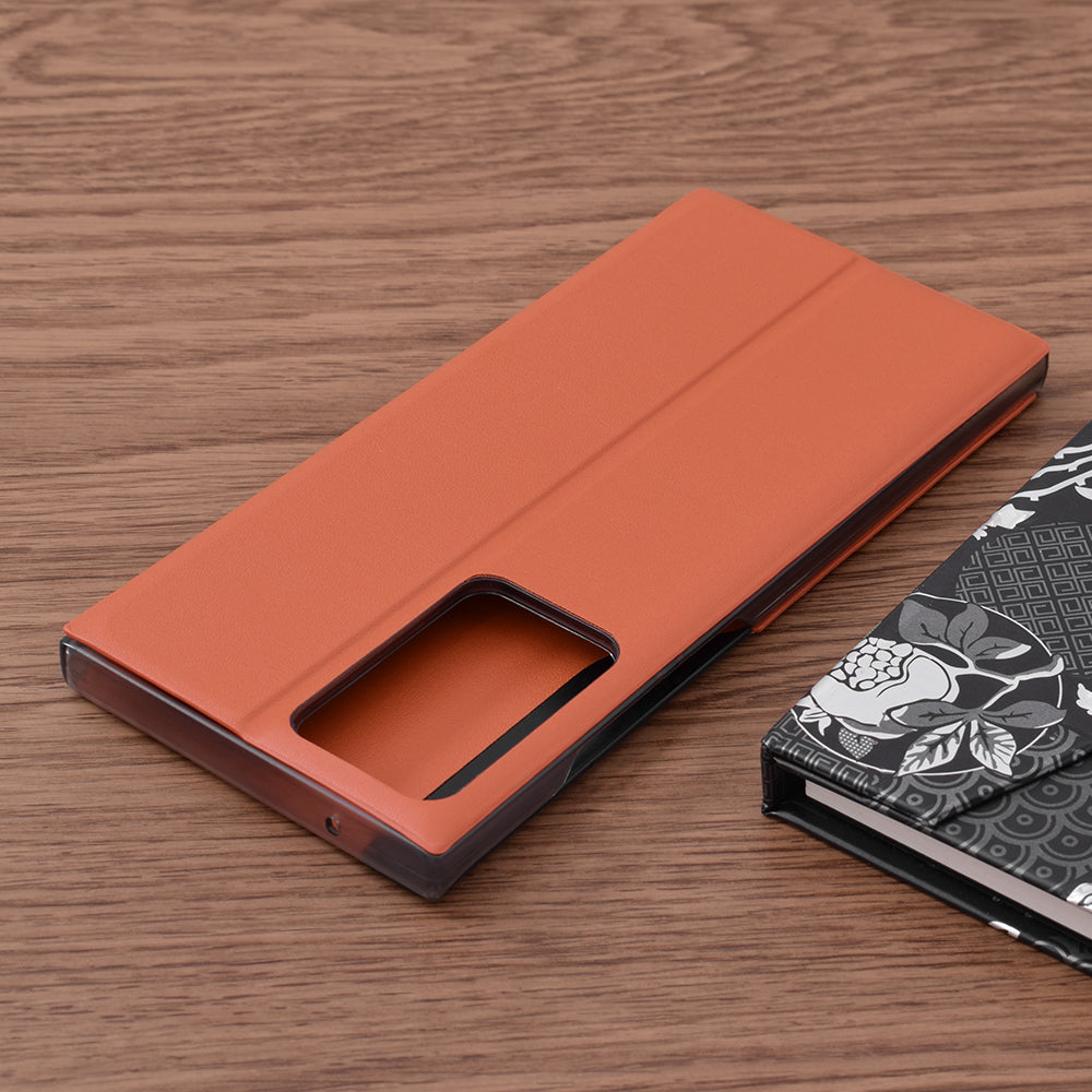 Husa de protectie Techsuit eFold Series compatibila cu Samsung Galaxy Note 20 Ultra, acoperire spate, oranj