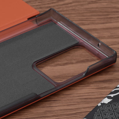 Husa de protectie Techsuit eFold Series compatibila cu Samsung Galaxy Note 20 Ultra, acoperire spate, oranj